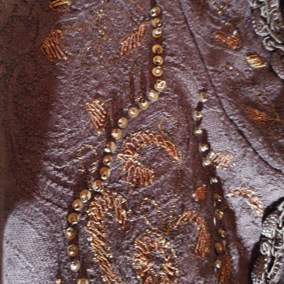 Chico's Brown Jacket Elegant Classy - Picture 6 of 8